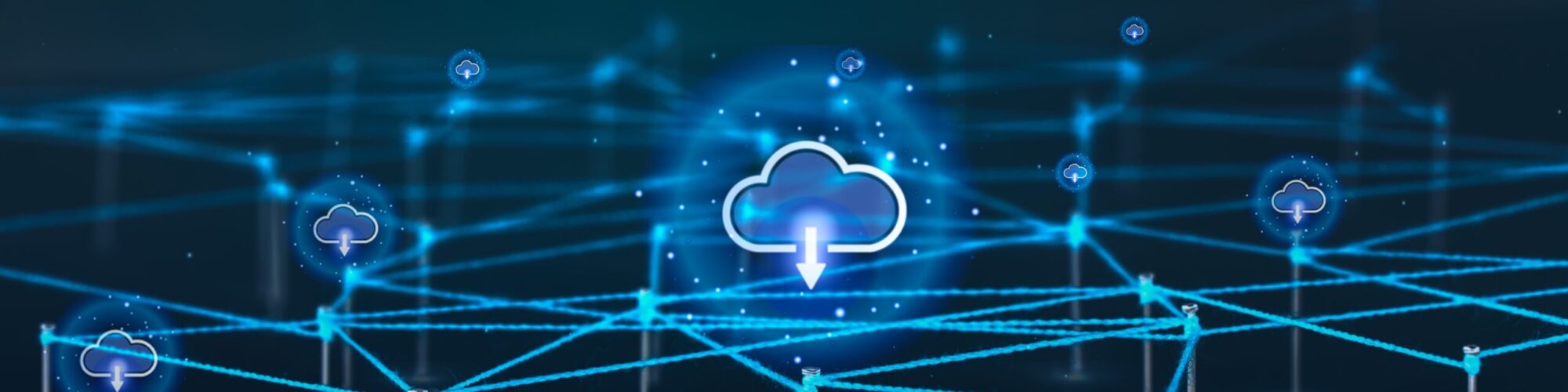 Cloud storage background, business network design